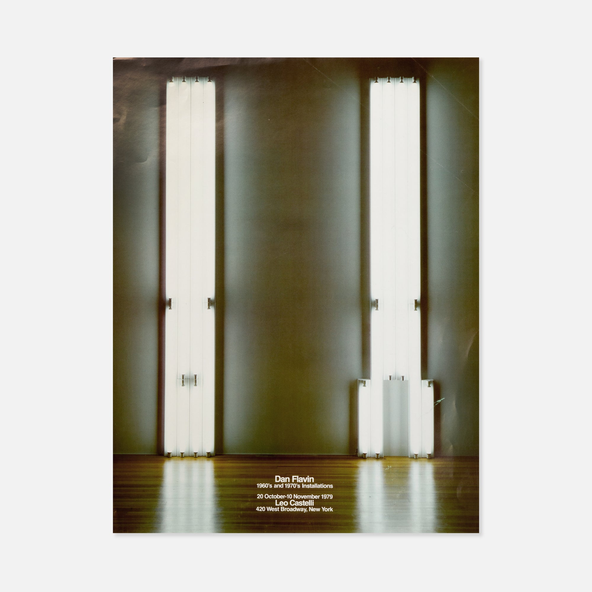 Dan Flavin, Leo Castelli, Poster
