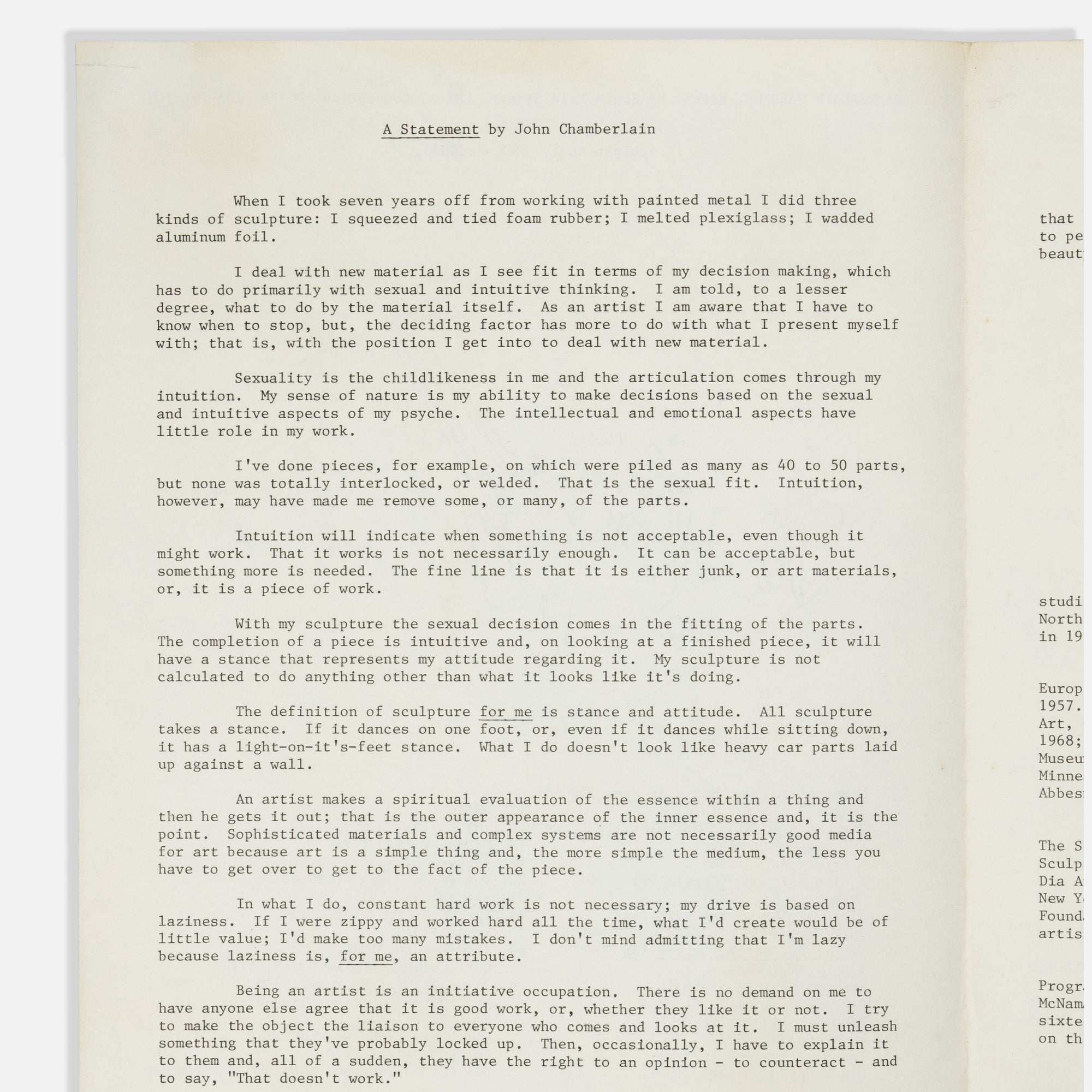 DIA Art Foundation, John Chamberlain, Chamberlain Gardens, Map