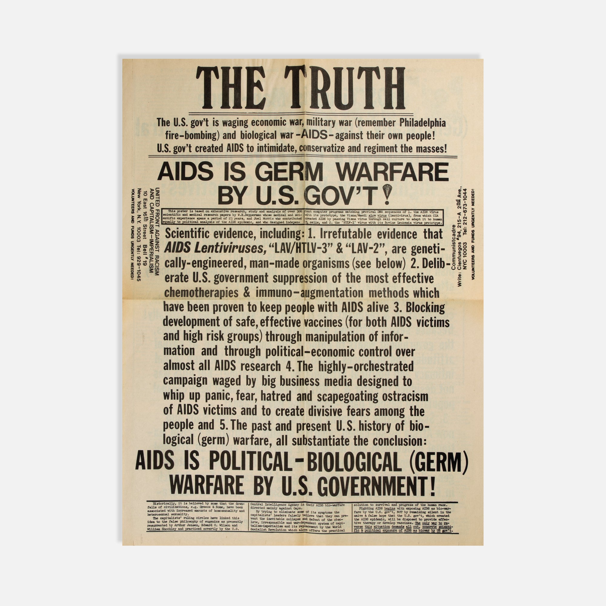 William H. Depperman, The Truth