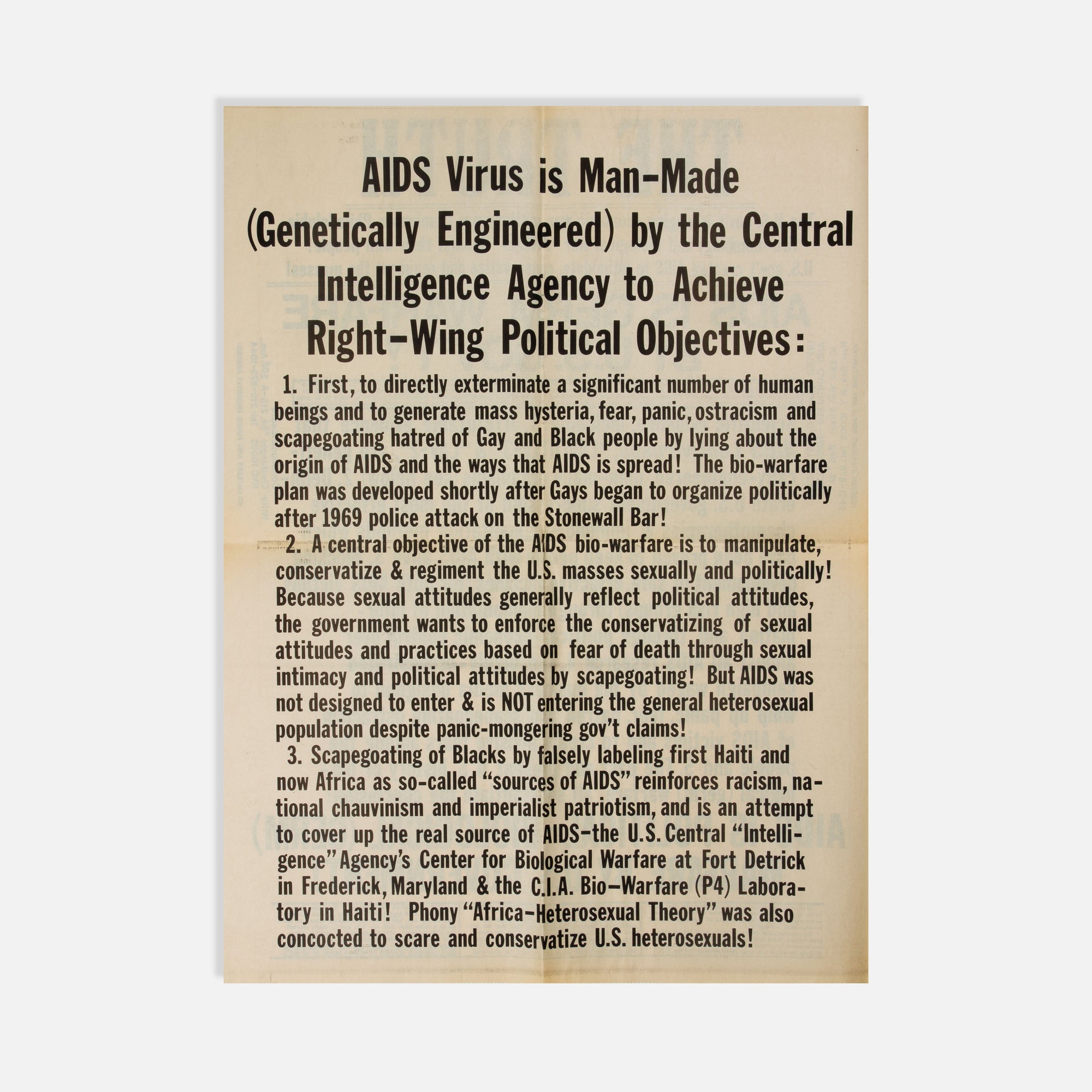 William H. Depperman, The Truth