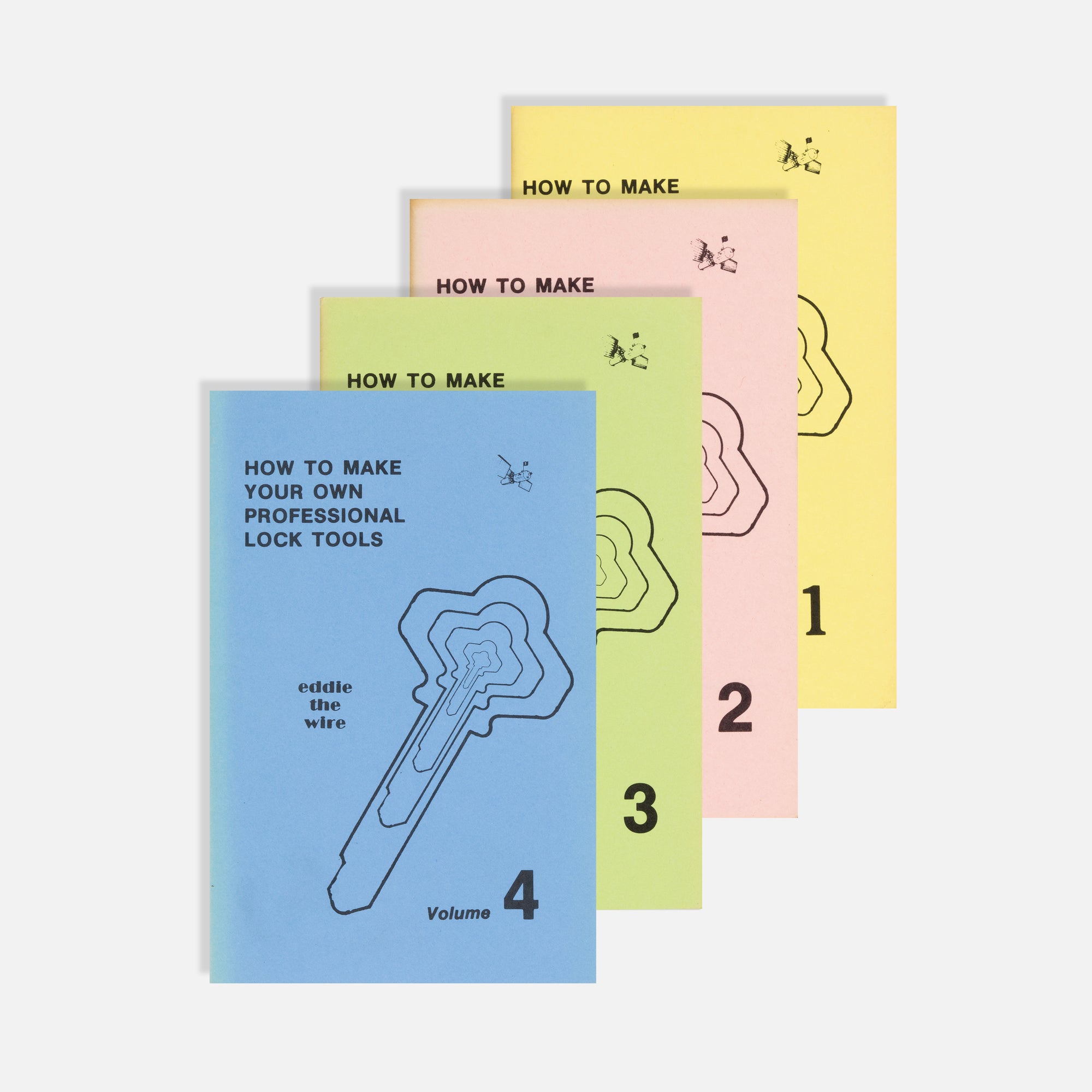 Eddie The Wire, How to Make Your Own Professional Lock Tools, Vols. 1-4
