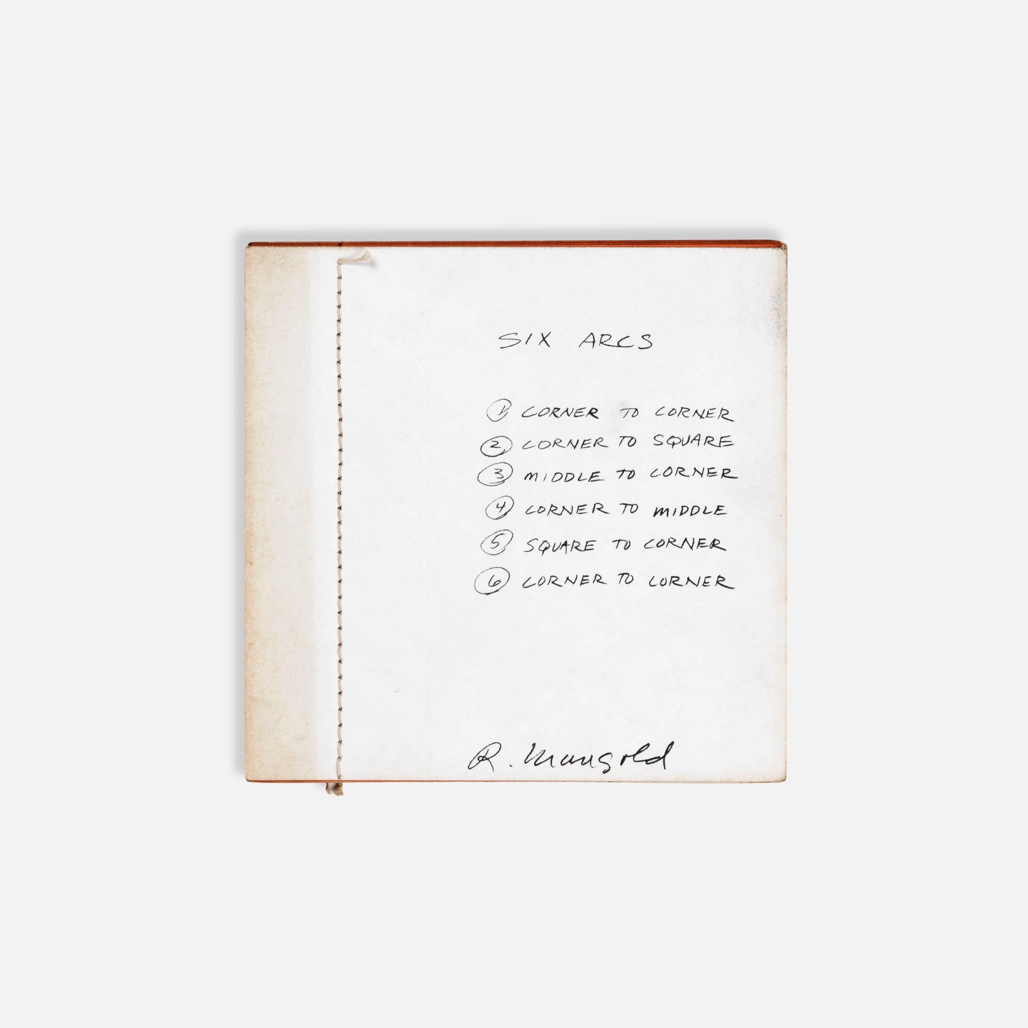 Robert Mangold, Six Arcs