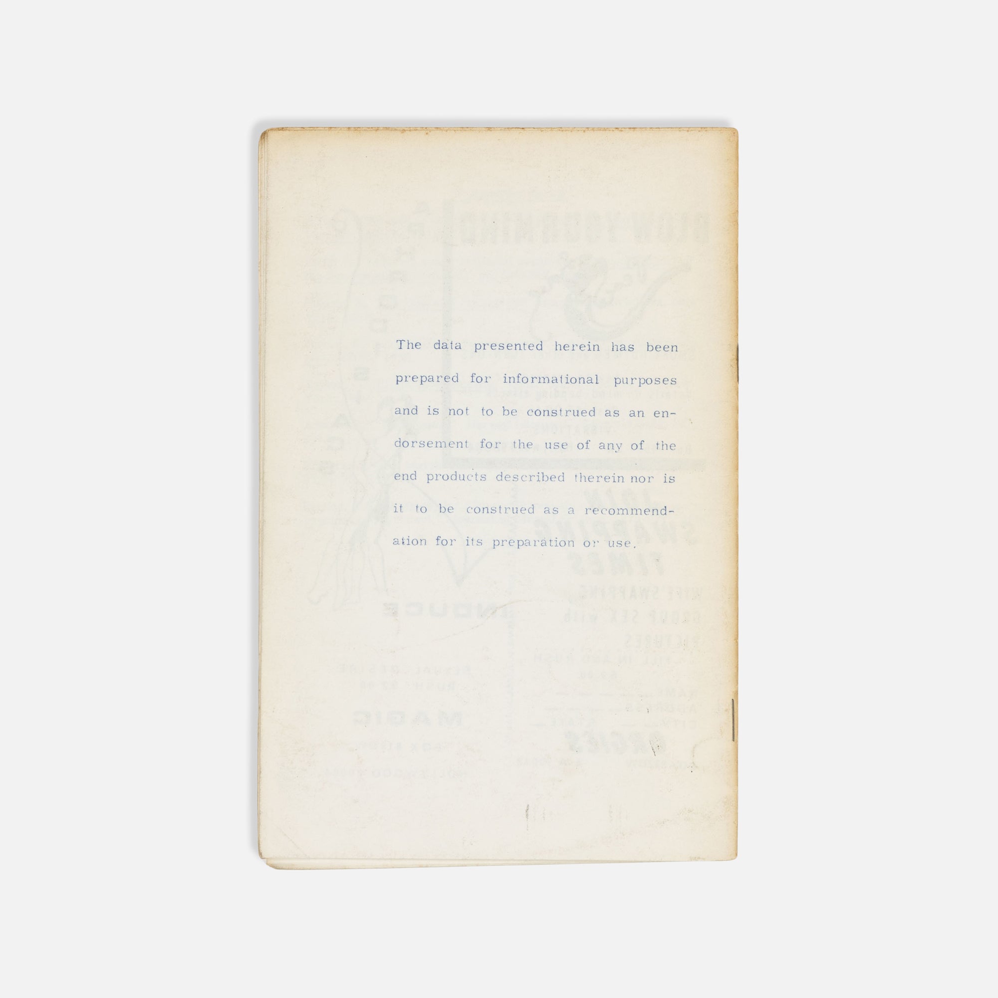 Trips-Unlimited, The Famous Trip Out Book