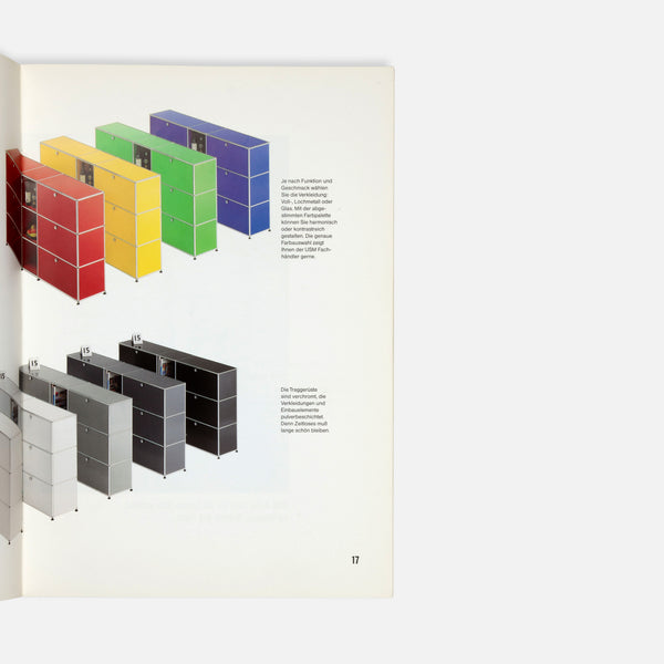 USM Haller, Paul Scharer, The Furniture System and its Possibilities